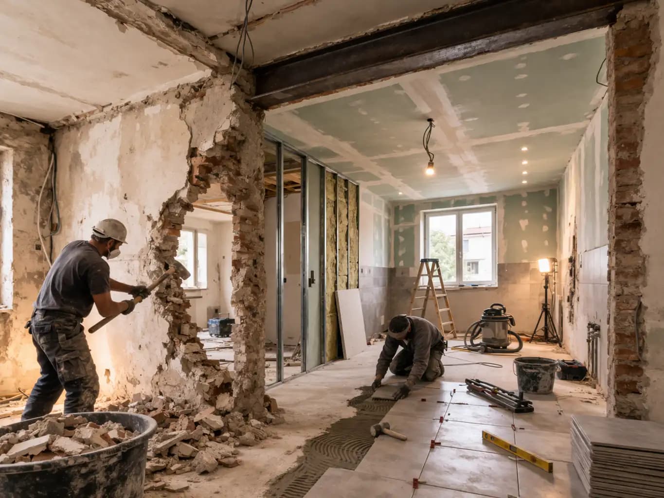 Átalakítási és felújítási munka - referencia kép