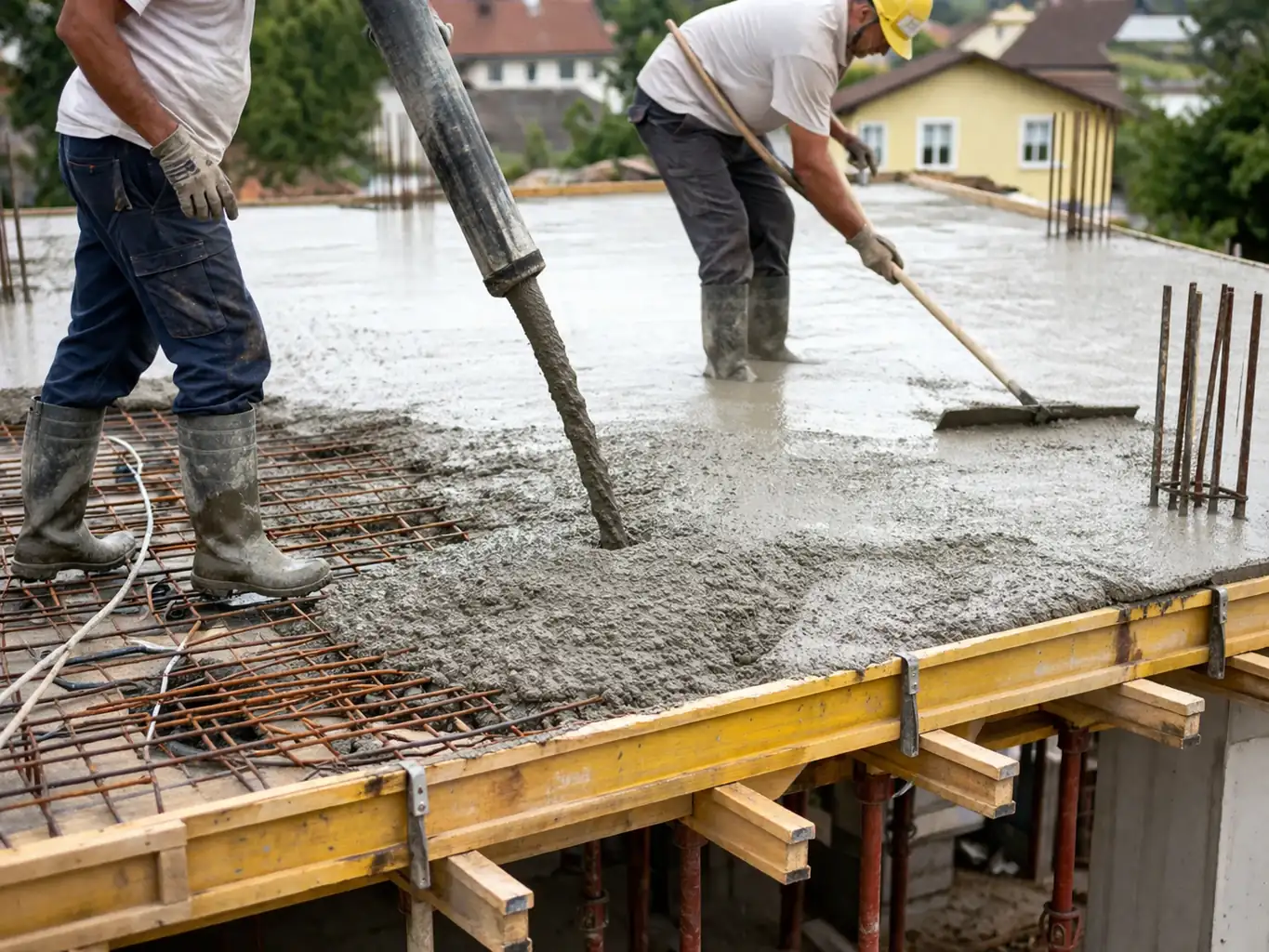 Födém készítés, monolit betonozás